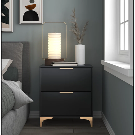 Fallinerlea 2 Drawer Bedside Table