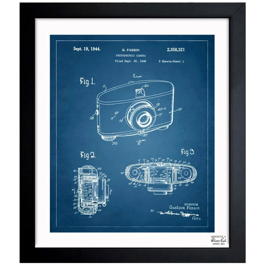 'Photographic Camera 1944' Framed Graphic Art Print