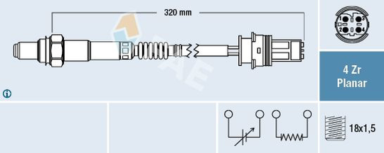 Lambda Sensor 77409