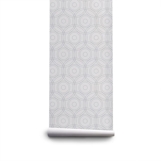 Jeu Subtle Circles Scandinavian Geometric Wallpaper
