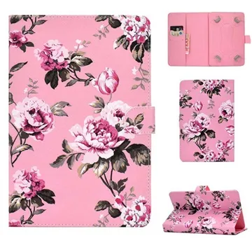 Universal Stylish Series Tablet Folio Case - 7 - Flowers