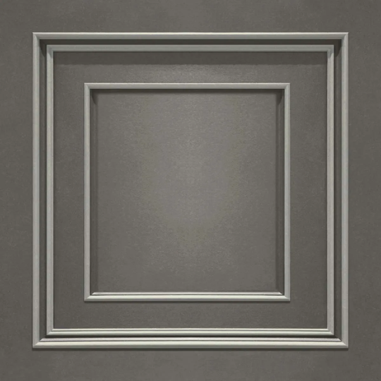 Belgravia Decor Amara Panel Silver/Gunmetal Wallpaper