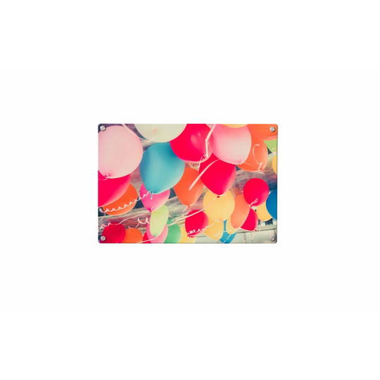 Balloons Magnetic Wall Mounted Photo Memo Board