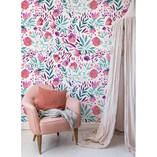 Neston Vintage Flowers Wallpaper
