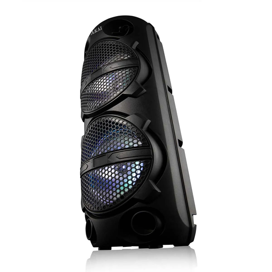 Akai Vibes Dual 6.5Inch Bluetooth Portable Party Speaker Black