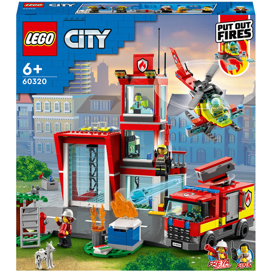 LEGO City: Fire Station, Garage & Truck Toy (60320)
