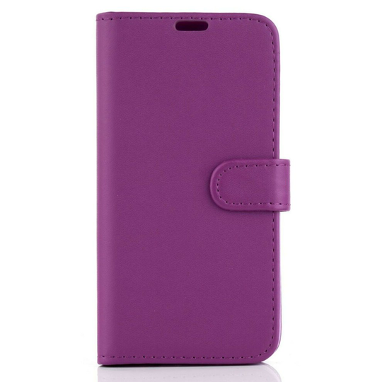 For Samsung Galaxy A6 2018 Phone Case, Cover, Wallet, Slots, PU Leather / Gel - Purple