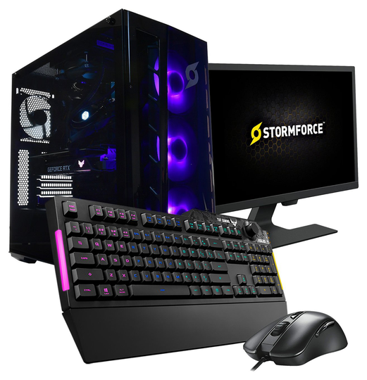 Stormforce Crystal i5 16GB 500GB RTX3070 Gaming PC Bundle