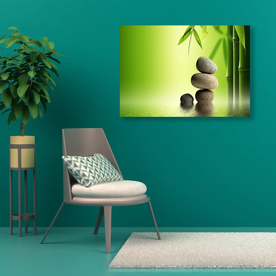 Canvas Print, Religious Green 16936