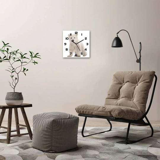A Polar Bear Silent Wall Clock