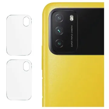 Imak HD Xiaomi Poco M3 Camera Lens Tempered Glass Protector - 2 Pcs.