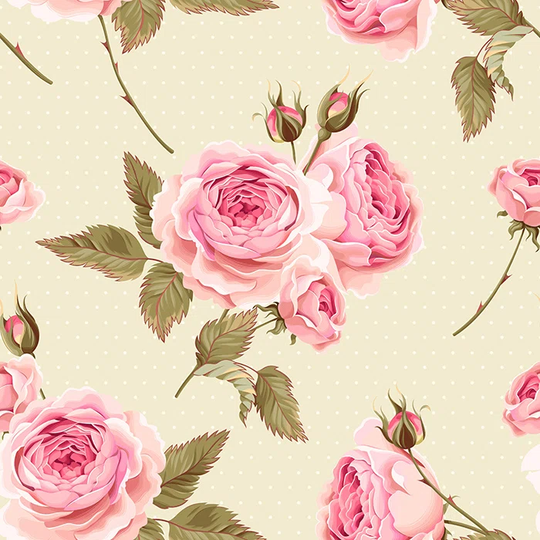 Walllpaper Roll 360X250cm Wallpaper Material With Print Kitchen Livingroom Bedroom Mural Decoration - English Roses