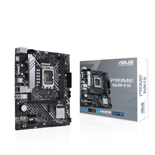ASUS PRIME B660M-K D4 mATX Motherboard