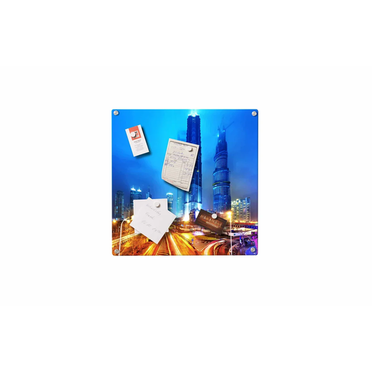 Nightlife Urban Magnetic Wall Mounted Photo Memo Board