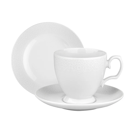 Dowd 18 Piece Coffee Cup & Saucer Set