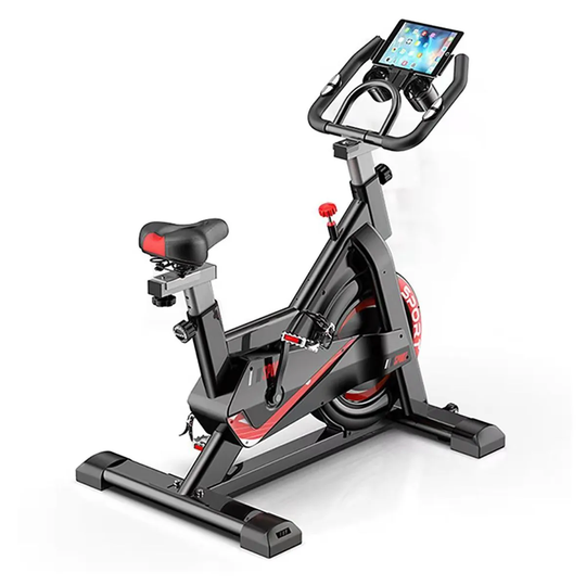 ENER-J Ultra Quiet Exercise Bike Indoor Spinning Bike