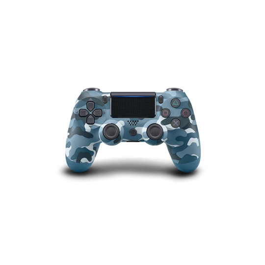 (Blue camouflage) Gamepad For PS4 Controller Bluetooth-compatible Wireless Vibration Joysticks