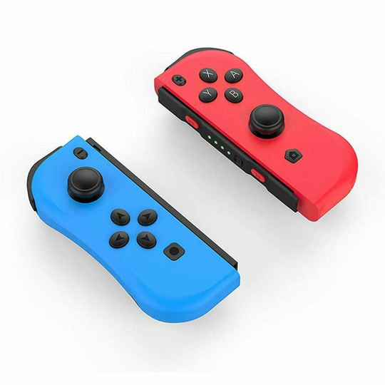 (Red&Blue) Wireless Bluetooth Joy-Con Controllers Joypad Gamepad for Nintendo Switch L&R Pair