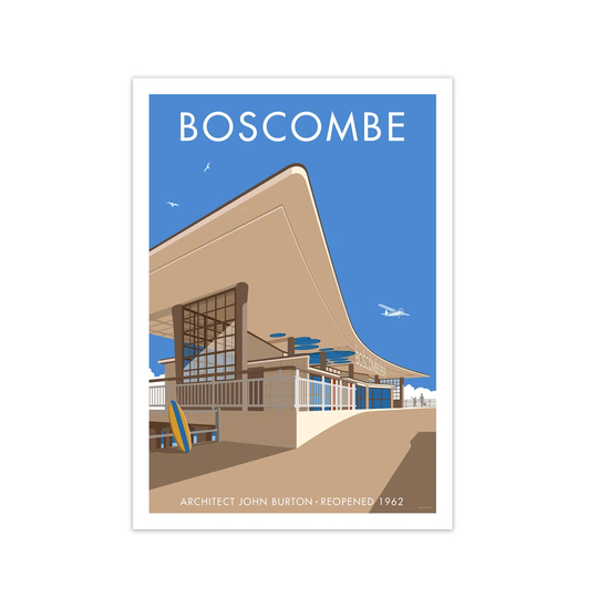 Boscombe Pier by Stephen Millership - Graphic Art Print on Paper
