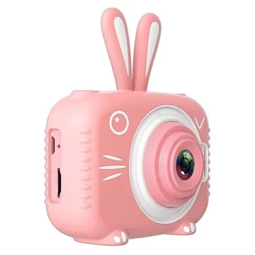 Animal Shape Kids 20MP Digital Camera X5 - Rabbit / Pink