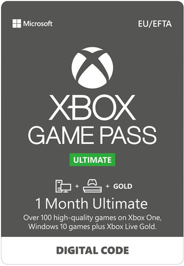 Microsoft Xbox Game Pass Ultimate - Xbox One, Win Subscription Licence (1 Month) - Esd - Eurozone