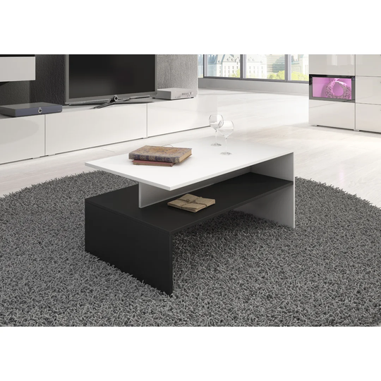 Carlotta Solid Coffee Table with Storage