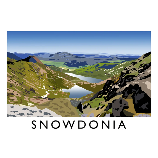 Snowdonia by Richard O'Neil - Graphic Art Print on Paper