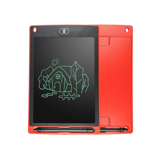 (Red) Graphic Boards Notepad Writer Kids 8.5'' Digital LCD Writing Drawing Tablet Pad