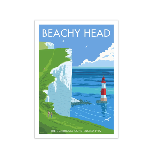 Beachyhead - Unframed Graphic Art Print on Paper