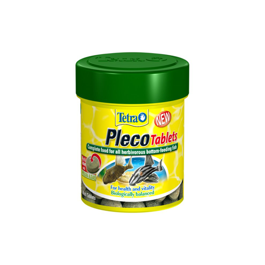 120 Tab Tetra Plecomin Fish Food - 120 tablets plecomin catfish plecostomus food tabs x zebra