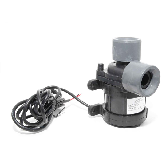 (Pump and Adapters ) Solar Water Pump 24V IPX8 submersible 8M head 750L/hr pond pool heating