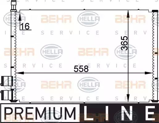 Condenser Air Conditioning 8FC351300-351 by BEHR