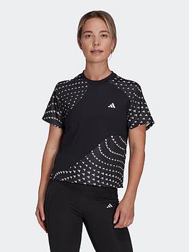 Adidas Run It Brand Love T-Shirt - Black