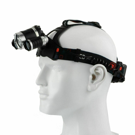 Waterproof Headlight Super Bright Head Torch LED Rechargeable Headlamp Fish UK