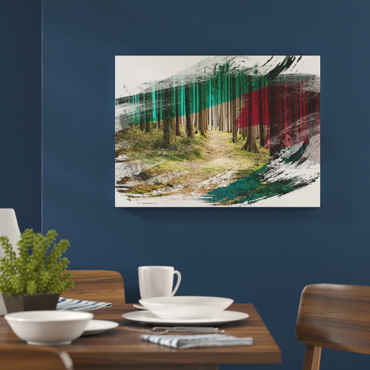 'Landscape Beautiful Forest Wood' Graphic Art Print Poster