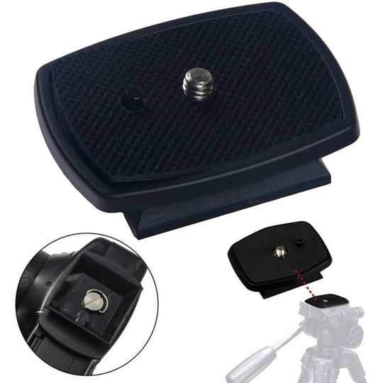 DSLR SLR Camera Tripod Quick Release Plate / Shoe | 1/4 Screw Thread | 4.4cm x 4.4cm Base