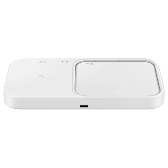 Original QI Wireless Charger 15W Dual Stand for Samsung EP-P5400 white
