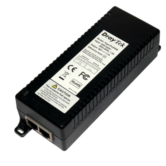 Draytek POE600-K - Wireless Access Point Accessory PoE Injector