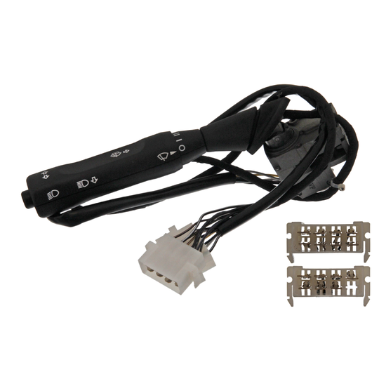 Steering Column wiper Switch Assy. headlight Stalk Ind horn 15180 Febi Bilstein