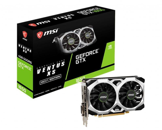 MSI GeForce GTX 1650 D6 VENTUS XS 4GB OCV1 Graphics Card