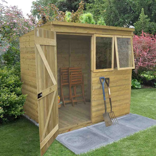 Forest Garden Tongue & Groove Pressure Treated 7X5 Pent Shed