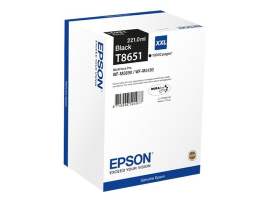 Epson Ink Cartridge C13T865140 XXL T8651 Black