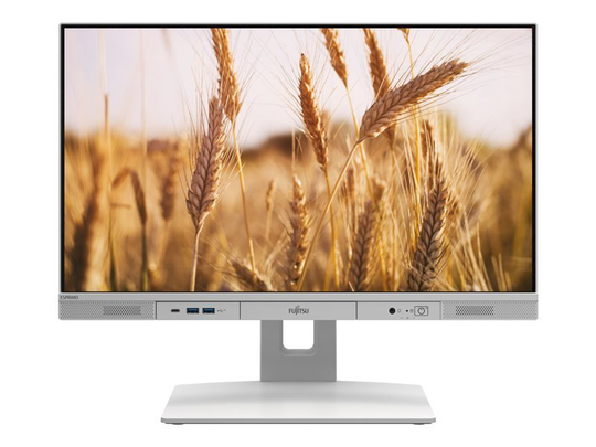 Fujitsu ESPRIMO K5010 All-in-One Desktop PC, Intel Core i5-10400 2.9GHz, 8GB RAM, 256GB SSD, 23.8" Full HD Display, WiFi, DVD Writer, Windows 10 Pro