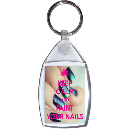 Keep Calm and Paint Your Nails - Keyring