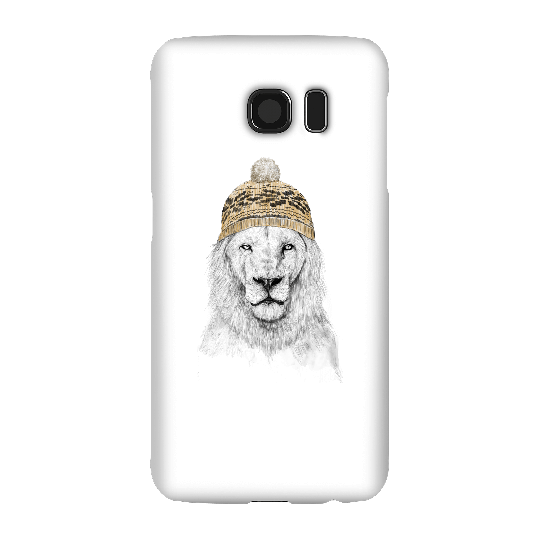 Balazs Solti Lion With Hat Phone Case for iPhone and Android - Samsung S6 - Snap Case - Gloss