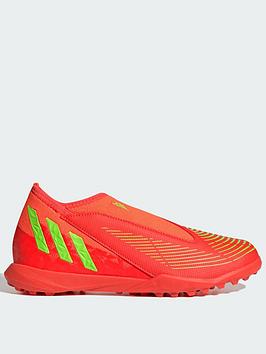 adidas Junior Predator Laceless 20.3 Astro Turf Football Boot, Red, Size 10
