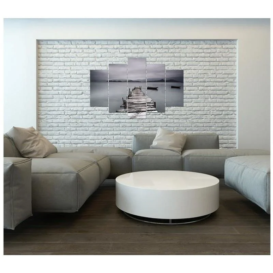 Canvas Print Pier Lake Landscape Image