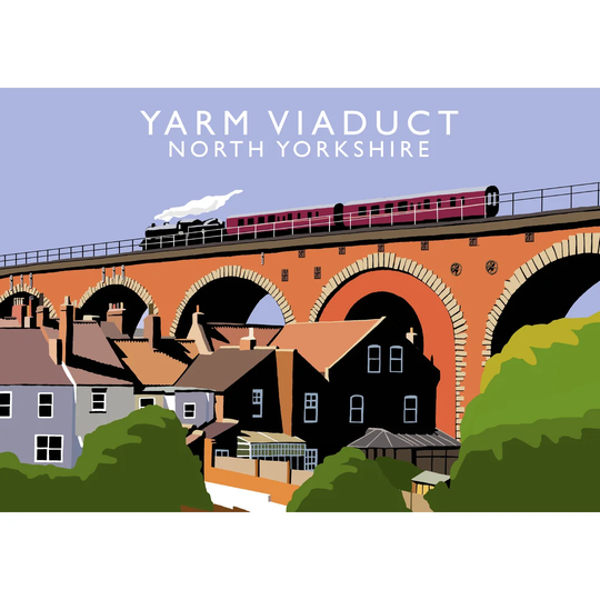 Yarm Viaduct 2 by Richard O'Neil - Graphic Art Print on Paper