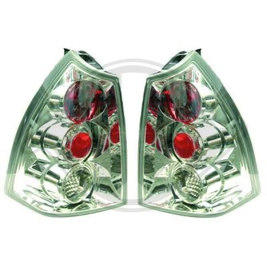 Set Tail Lights Peugeot 307 Break / SW 2002-2006 - Chrome 4234695 Diederichs 4234695