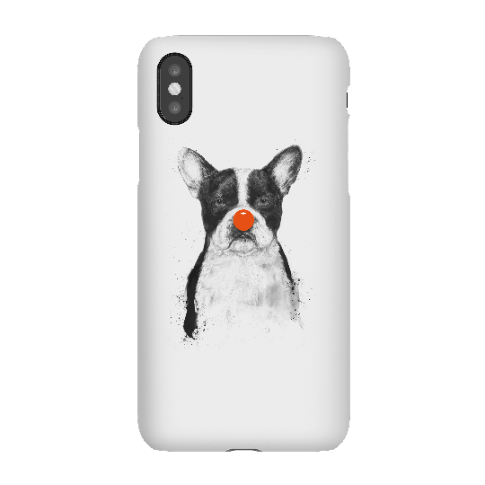 Balazs Solti Red Nosed Bulldog Phone Case for iPhone and Android - iPhone X - Snap Case - Gloss